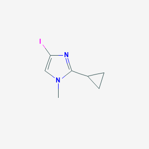 2-cyclopropyl-4-iodo-1-methyl-1H-imidazole