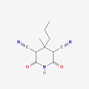 2,4-Dicyano-3-methyl-3-propylglutarimide