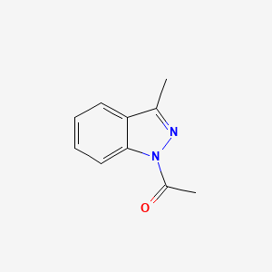 molecular formula C10H10N2O B8771478 1-Acetyl-3-methylindazole 