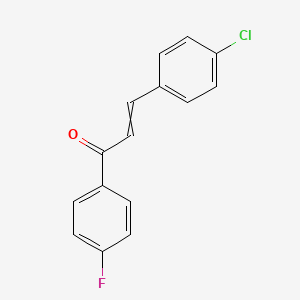 3-(4-Chlorophenyl)-1-(4-fluorophenyl)prop-2-en-1-one