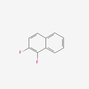 molecular formula C10H6F2 B8771485 1,2-Difluoronaphthalene CAS No. 33701-71-2