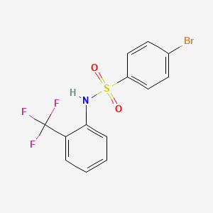 4-bromo-N-[2-(trifluoromethyl)phenyl]benzenesulfonamide
