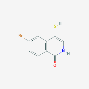 6-Bromo-4-sulfanylisoquinolin-1(2H)-one