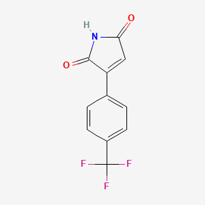 3-[4-(Trifluoromethyl)phenyl]-1H-pyrrole-2,5-dione