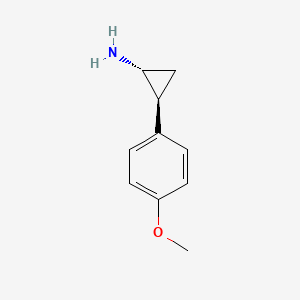 (1R,2S)-2-(4-methoxyphenyl)cyclopropanamine