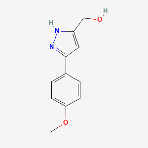 (3-(4-methoxyphenyl)-1H-pyrazol-5-yl)methanol