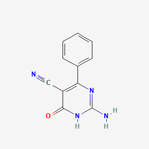 2-Amino-6-oxo-4-phenyl-1,6-dihydropyrimidine-5-carbonitrile