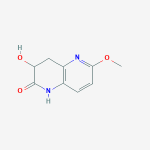 3-Hydroxy-6-methoxy-3,4-dihydro-1,5-naphthyridin-2(1H)-one