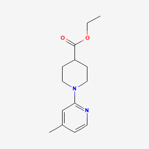 molecular formula C14H20N2O2 B8771657 Ethyl 1-(4-methylpyridin-2-yl)piperidine-4-carboxylate 