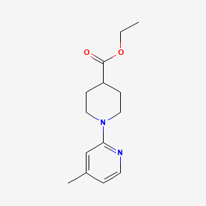 Ethyl 1-(4-methyl-2-pyridyl)piperidine-4-carboxylate