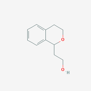molecular formula C11H14O2 B8771700 (-)-2-(Isochroman-1-yl)ethanol 