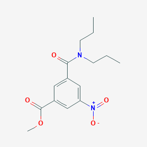 molecular formula C15H20N2O5 B8771763 Methyl 3-[(dipropylamino)carbonyl]-5-nitrobenzoate 