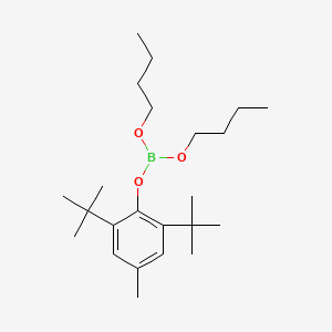 molecular formula C23H41BO3 B8771819 Dibutyl 2,6-di-tert-butyl-4-tolyl orthoborate CAS No. 2929-85-3