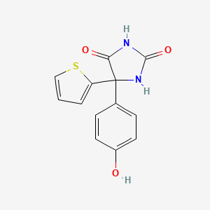 5-(4-Hydroxyphenyl)-5-(2-thienyl)hydantoin