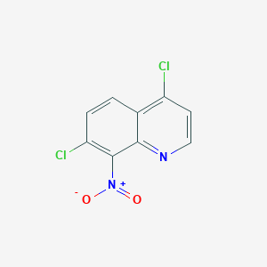 molecular formula C9H4Cl2N2O2 B8771835 4,7-Dichloro-8-nitroquinoline CAS No. 5330-86-9