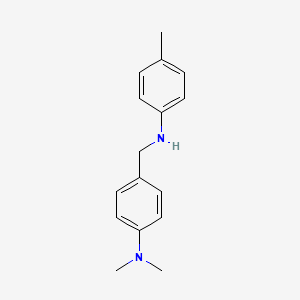 Benzenamine, 4-methyl-N-(4-dimethylaminobenzyl)-