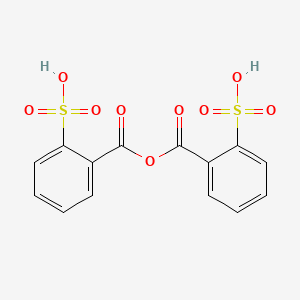 molecular formula C14H10O9S2 B8771879 Sulphobenzoic anhydride 