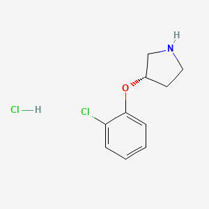 (S)-3-(2-Chlorophenoxy)-pyrrolidine HCl