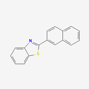 molecular formula C17H11NS B8771902 2-Naphthalen-2-yl-benzothiazole CAS No. 56048-51-2