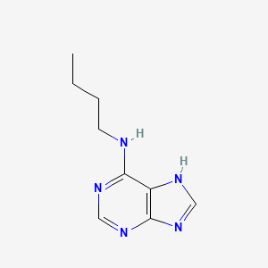 molecular formula C9H13N5 B8772018 9H-Purin-6-amine, N-butyl- CAS No. 5451-41-2