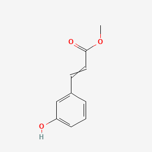 molecular formula C10H10O3 B8772203 methyl (E)-3-(3-hydroxyphenyl)prop-2-enoate CAS No. 3943-95-1