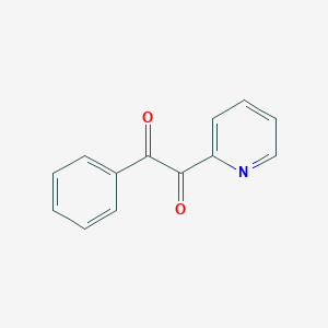 molecular formula C13H9NO2 B8772259 1-Phenyl-2-(2-pyridyl)ethanedione CAS No. 13474-48-1