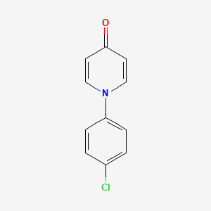 molecular formula C11H8ClNO B8772385 1-(4-Chlorophenyl)pyridin-4-one 