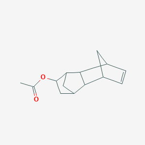 molecular formula C14H18O2 B8772386 4-tetracyclo[6.2.1.13,6.02,7]dodec-9-enyl acetate CAS No. 3439-94-9