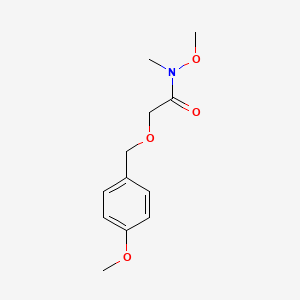 Acetamide, N-methoxy-2-[(4-methoxyphenyl)methoxy]-N-methyl-