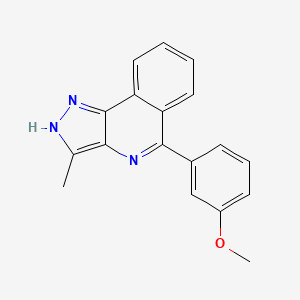 5-(3-Methoxyphenyl)-3-methyl-1H-pyrazolo[4,3-c]isoquinoline