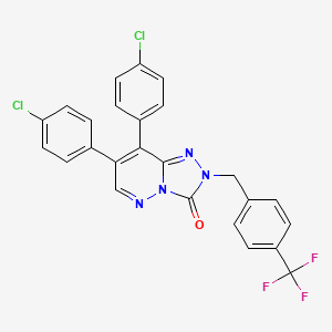 1,2,4-Triazolo[4,3-b]pyridazin-3(2H)-one, 7,8-bis(4-chlorophenyl)-2-[[4-(trifluoromethyl)phenyl]methyl]-