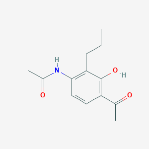 N1-(4-acetyl-3-hydroxy-2-propylphenyl)acetamide