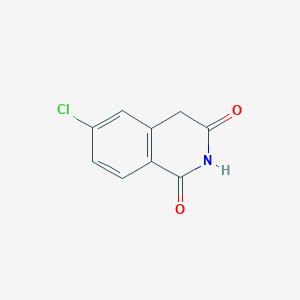 molecular formula C9H6ClNO2 B8772482 6-chloroisoquinoline-1,3(2H,4H)-dione 