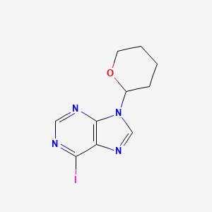9H-Purine, 6-iodo-9-(tetrahydro-2H-pyran-2-yl)-