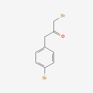 molecular formula C9H8Br2O B8772553 1-Bromo-3-(4-bromophenyl)propan-2-one CAS No. 20772-10-5