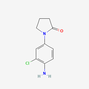 1-(4-Amino-3-chlorophenyl)pyrrolidin-2-one