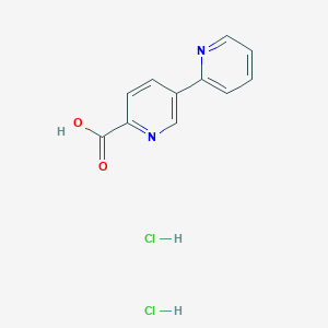 molecular formula C11H10Cl2N2O2 B8772571 [2,3'-Bipyridine]-6'-carboxylic acid dihydrochloride 