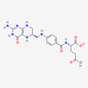 molecular formula C19H23N7O6 B8772586 (6S)-Tetrahydrofolic acid 