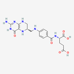molecular formula C19H23N7O6 B8772586 (6S)-5,6,7,8-Tetrahydrofolate 