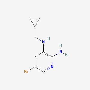 5-Bromo-N3-(cyclopropylmethyl)pyridine-2,3-diamine