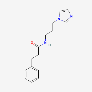 Benzenepropanamide, N-[3-(1H-imidazol-1-yl)propyl]-