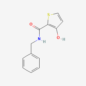 molecular formula C12H11NO2S B8772666 N-benzyl-3-hydroxythiophene-2-carboxamide CAS No. 647834-01-3