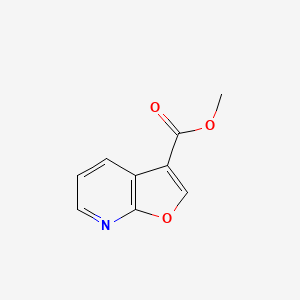 molecular formula C9H7NO3 B8772719 Methyl furo[2,3-b]pyridine-3-carboxylate 