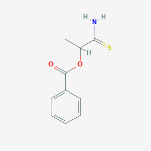 2-Amino-1-methyl-2-thioxoethyl benzoate