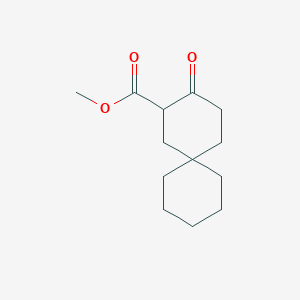 molecular formula C13H20O3 B8772883 methyl 3-oxospiro[5.5]undecane-2-carboxylate 