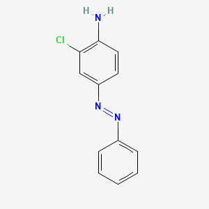 2-Chloro-4-(2-phenyldiaz-1-enyl)aniline