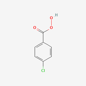 molecular formula C7H5ClO3 B8773023 p-Chloroperbenzoic acid CAS No. 937-22-4