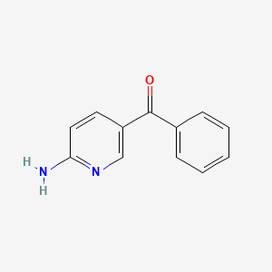 molecular formula C12H10N2O B8773025 2-Amino-5-benzoylpyridine CAS No. 53439-80-8