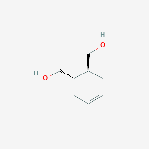 molecular formula C8H14O2 B8773045 (1S,2S)-Cyclohex-4-ene-1,2-diyldimethanol 