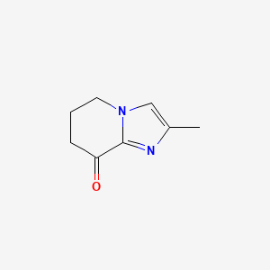 molecular formula C8H10N2O B8773276 2-Methyl-6,7-dihydroimidazo[1,2-a]pyridin-8(5H)-one 